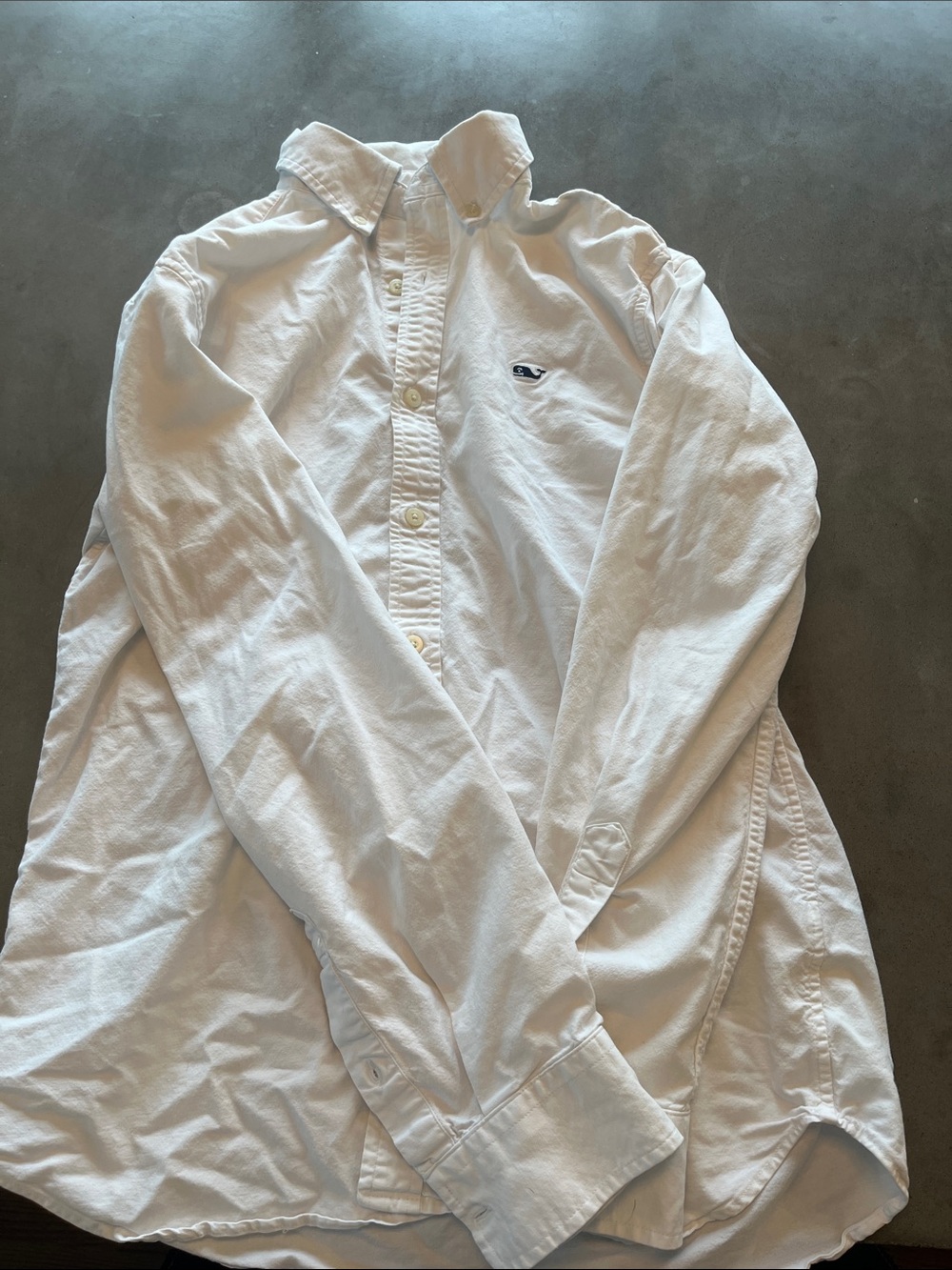 Men’s Vineyard Vines White Button-Down Oxford Shirt